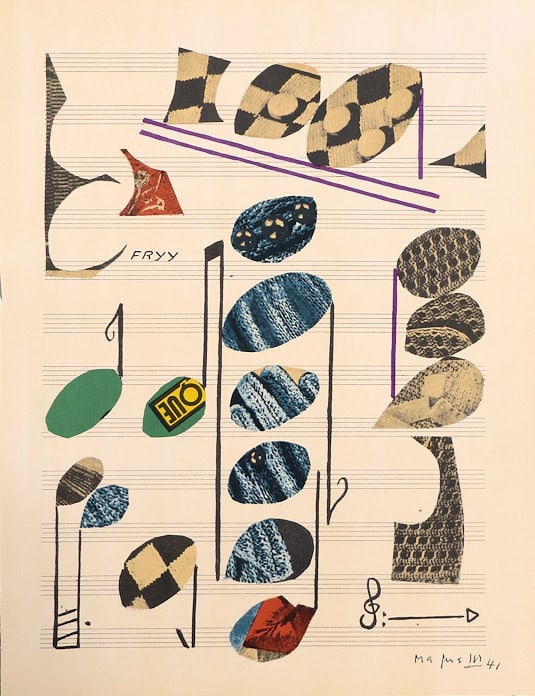 Alberto Magnelli Lithograph XXe siecle 1972: Artist: Alberto Magnelli Country: Italy Title: Untitled Medium: Lithograph Marks: Not signed not numbered Paper Size: 15 x 11 inch Printed: 1972 France Provenance: XXe Siecle 1972 Condition: Fine