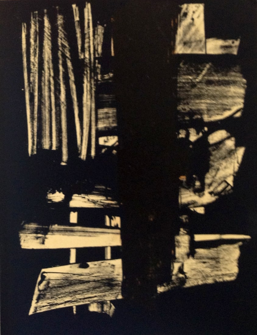 Pierre Soulages Original Lithograph 1959 for XXe Siecle (1 of 2)