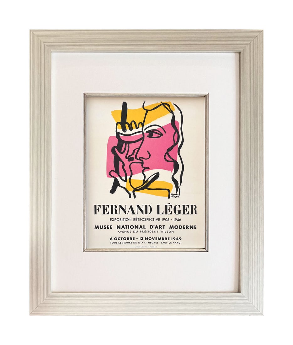 Leger Lithograph 31 Musee d'Art Modern Art in Posters 1959 framed (1 of 1)