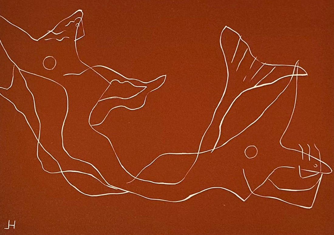 Henri Laurens Original Linoleums 1938 for XXe Siecle: Title: Untitled Artist: HenriLaurens Country: France Medium: Original Linoleums Marks: not signed, not numbered Paper Size: Vellum paper 12.50 x 9.50 inch Printed: 1938 in France Provenance: XXe