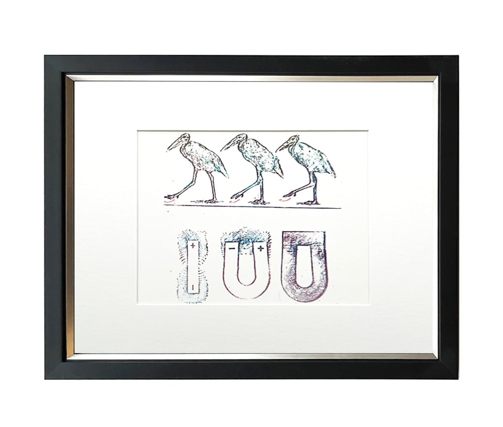 Max Ernst Original Lithograph Untitled 1970 Framed (1 of 1)