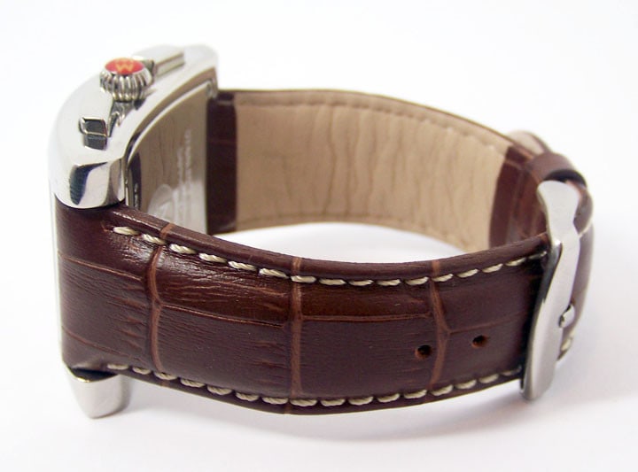 Have one to sell? Sell now S/Steel Mens MICHELE MW2 Square Chronograph Watch* Mint Condition* - 5