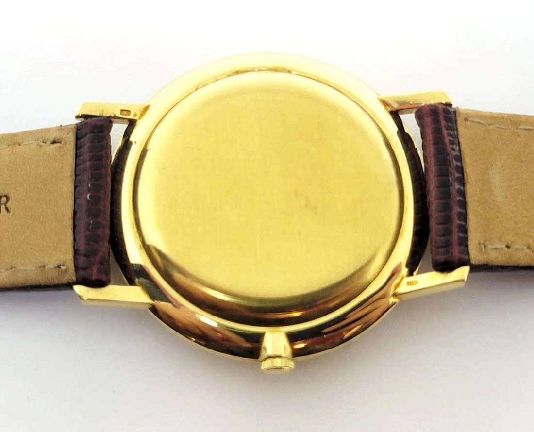 Vintage 18k VACHERON CONSTANTIN Mens Winding Watch Cal K1001 Ref 7295 RARE EXLNT - 10