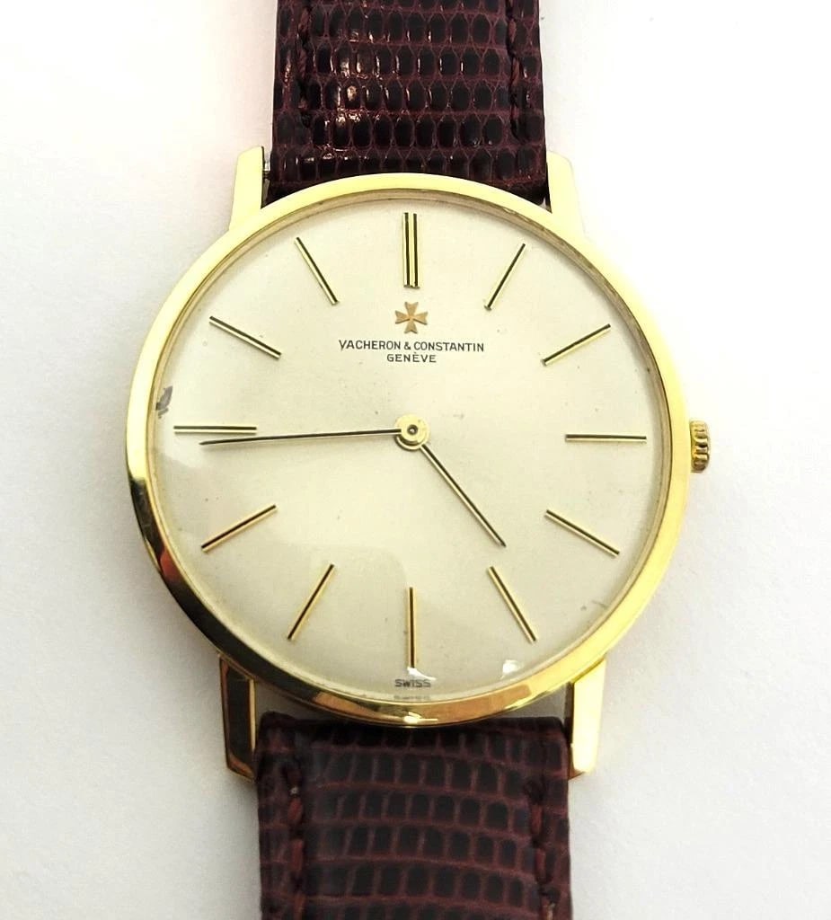 Vintage 18k VACHERON CONSTANTIN Mens Winding Watch Cal K1001 Ref 7295 RARE EXLNT - 13