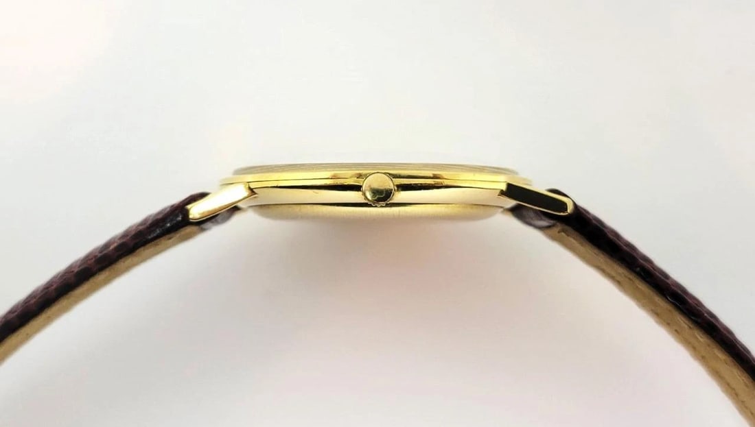 Vintage 18k VACHERON CONSTANTIN Mens Winding Watch Cal K1001 Ref 7295 RARE EXLNT - 6