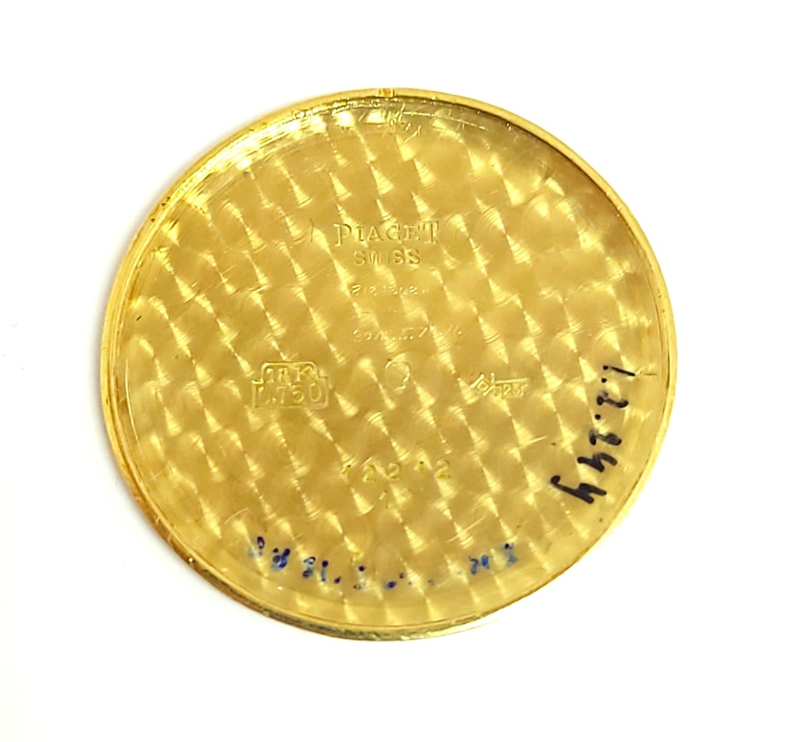 Mens Solid 18k Yellow Gold PIAGET Automatic Watch Ref 12212 Cal 12PI* EXLNT - 13