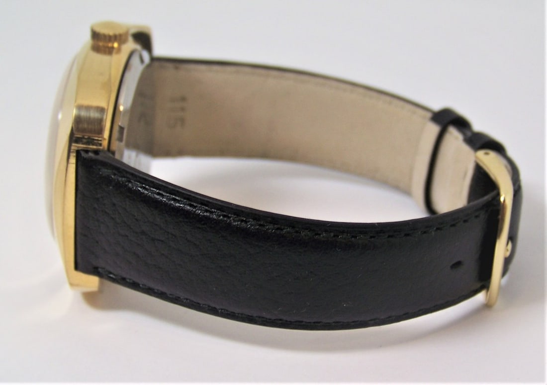 Gold HAMILTON MASTERPIECE Mens Thin-O-Matic Watch c.1970s Cal 629 Micro Rotor - 5