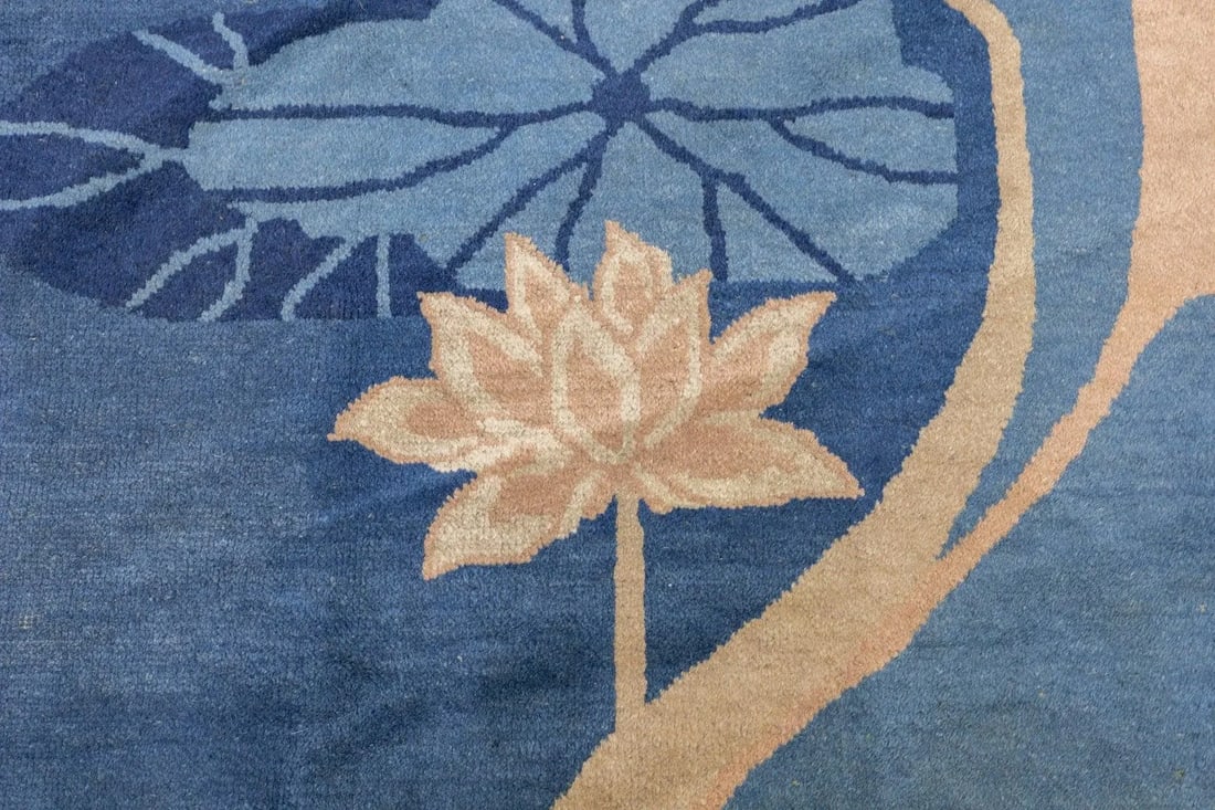 Late 18th Century Antique Chinese Peking Rug 4'2'' x 6'9'' - 10