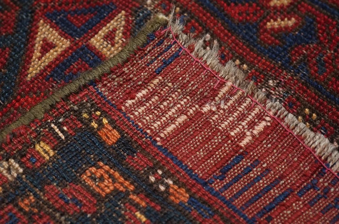 Vintage Afghan Rug 4'7'' X 6'9'' - 10