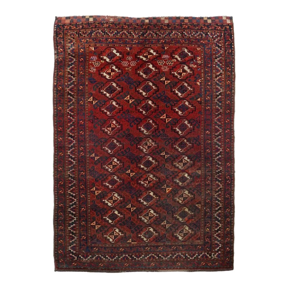 Vintage Afghan Rug 4'7'' X 6'9'' (1 of 10)
