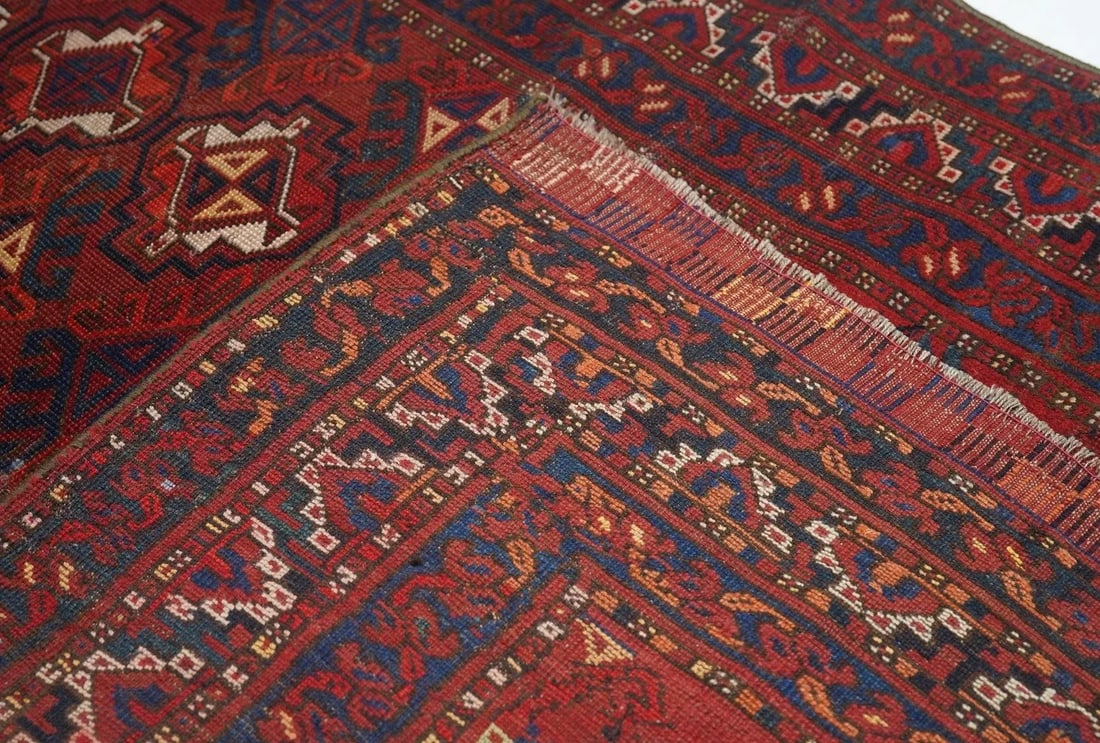 Vintage Afghan Rug 4'7'' X 6'9'' - 2