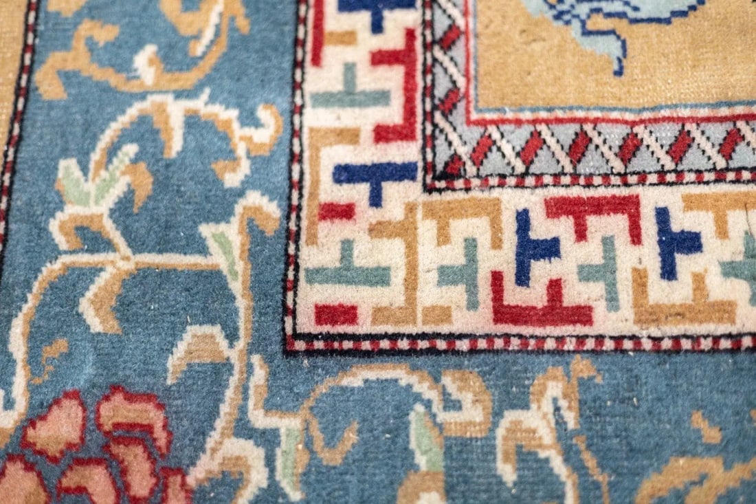 Fine Antique Turkish Wool Rug 6'8'' X 9'2'' - 7