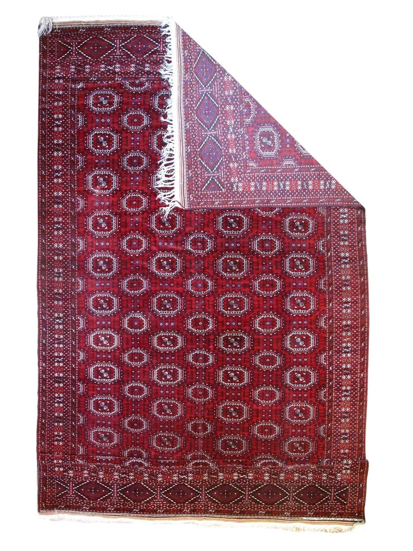 Antique Turkmen Rug 8'8'' x 16'8'' - 2