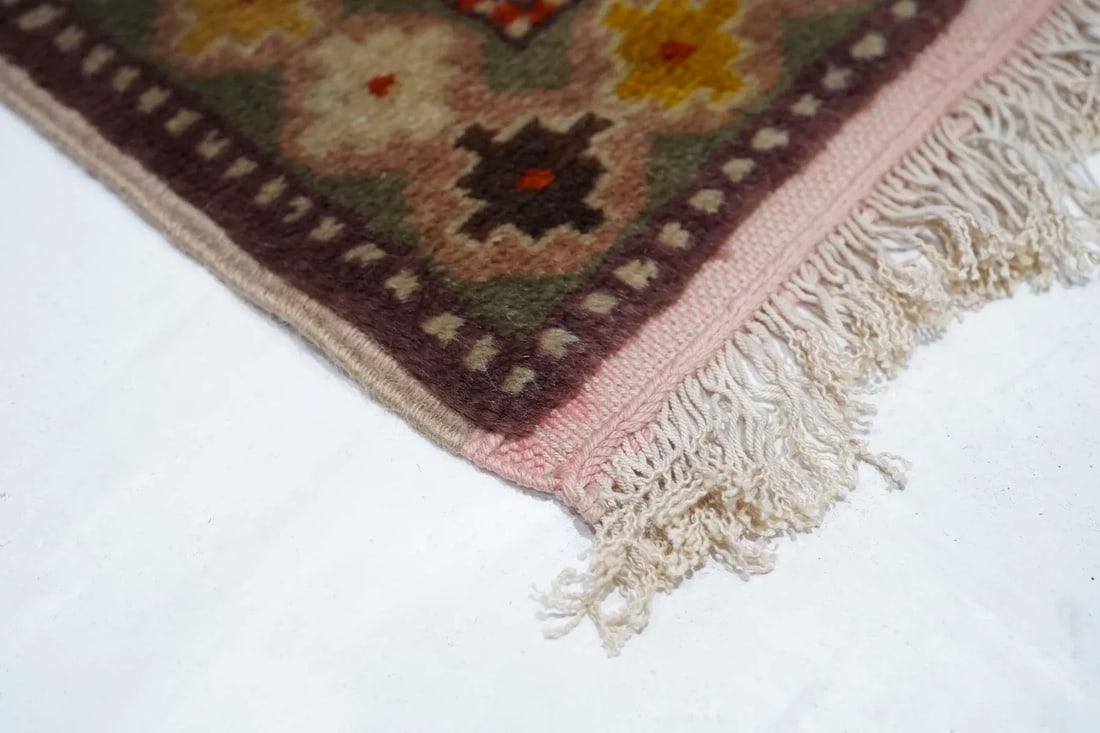 Vintage Turkish Wool Rug 4'10'' X 6'8'' - 3