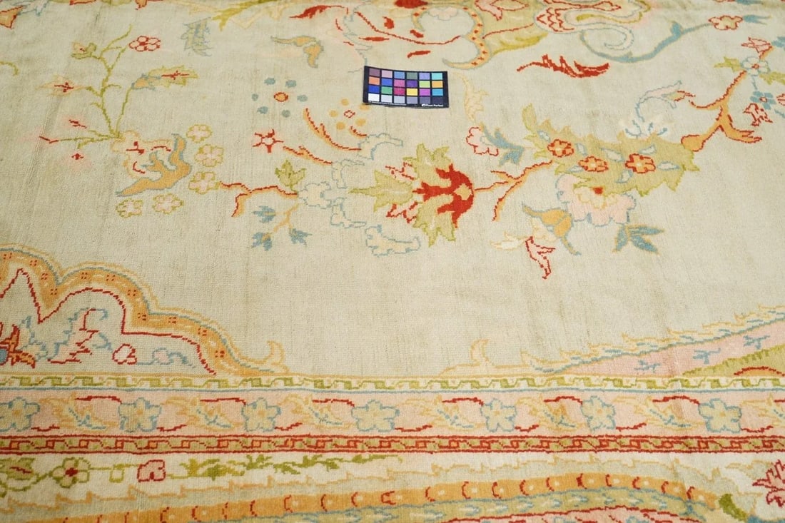 Late 18th Century Antique Oushak Rug 9'5'' x 14'5'' - 9
