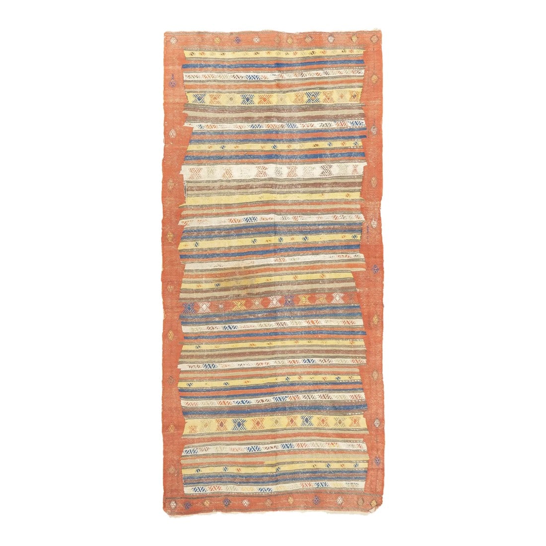 Antique Turkish Kilim Rug 4'9'' x 10'5'' (1 of 12)