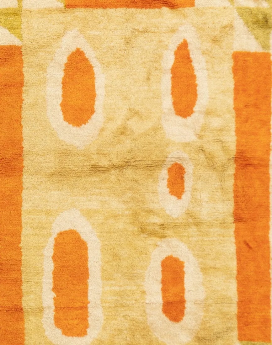 1980s Vintage Swedish Rug 5'4'' x 7' - 3