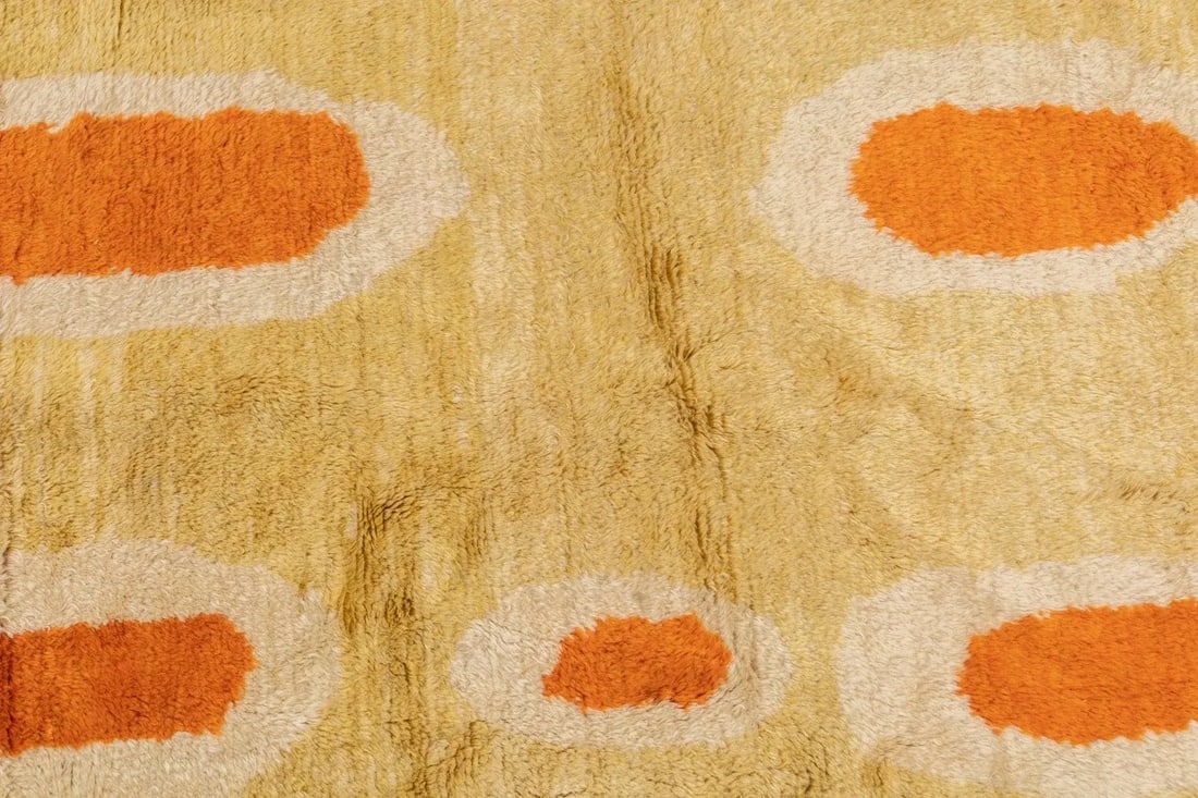 1980s Vintage Swedish Rug 5'4'' x 7' - 6