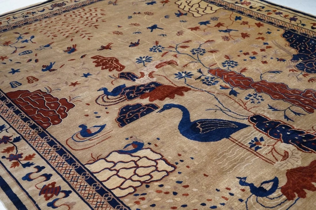 Antique Peking Rug 9'2'' x 11'5'' - 9