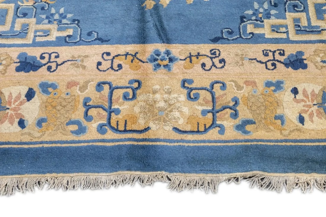 Antique Chinese Peking Rug 9'3'' x 11'8'' - 10