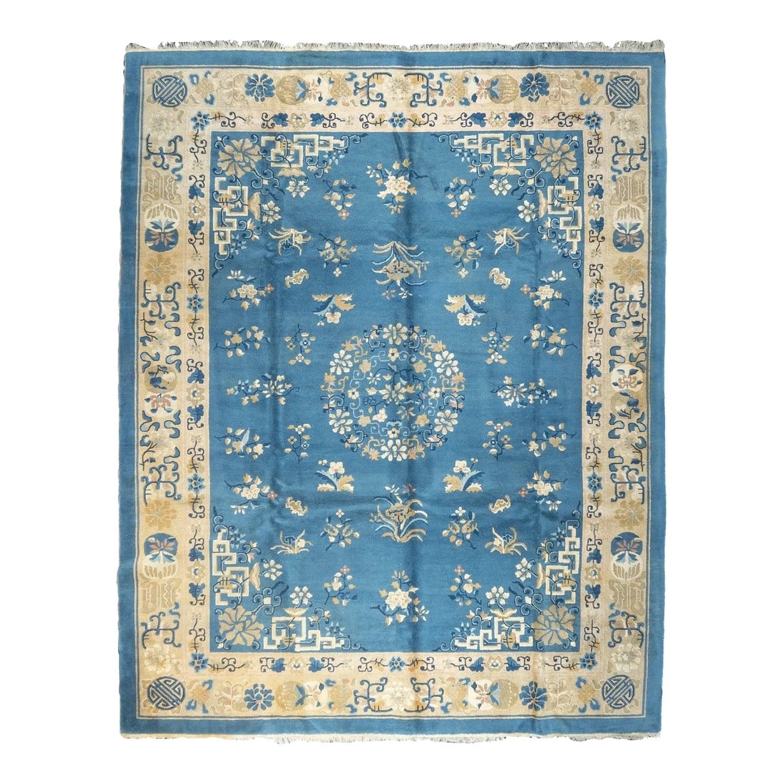 Antique Chinese Peking Rug 9'3'' x 11'8'' (1 of 12)