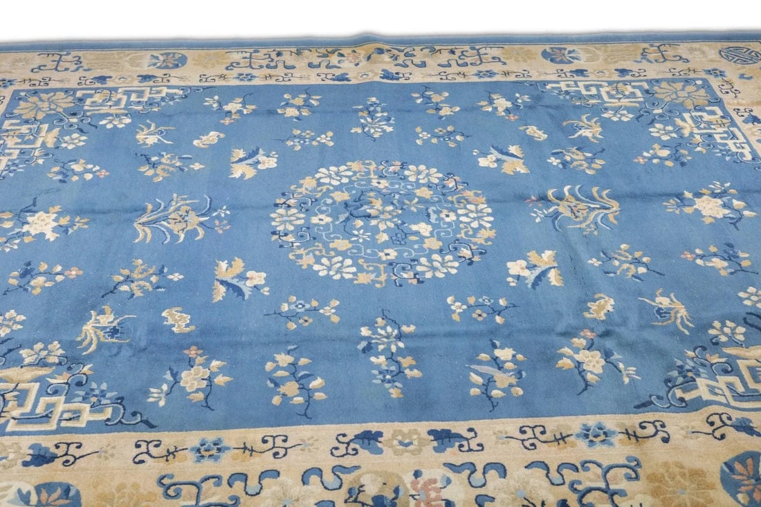 Antique Chinese Peking Rug 9'3'' x 11'8'' - 2