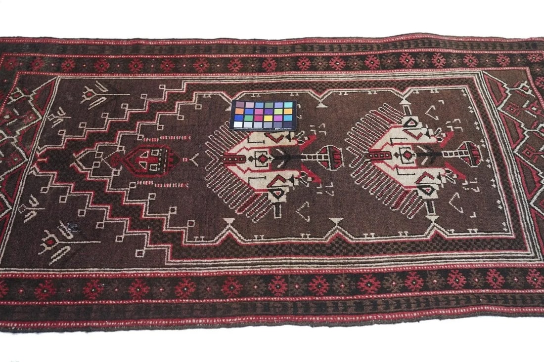 Vintage Tribal Afghan Rug 2'9'' X 5'0'' - 10