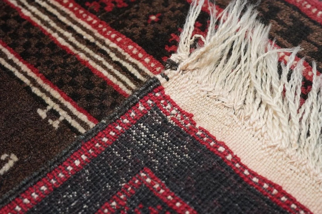 Vintage Tribal Afghan Rug 2'9'' X 5'0'' - 11