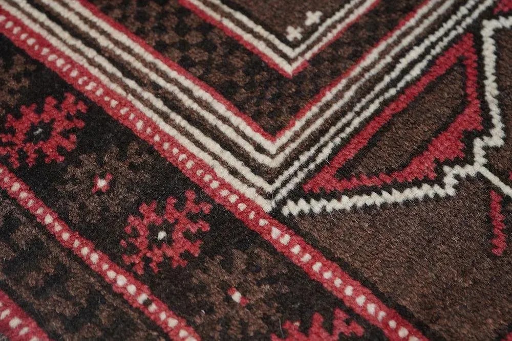 Vintage Tribal Afghan Rug 2'9'' X 5'0'' - 4