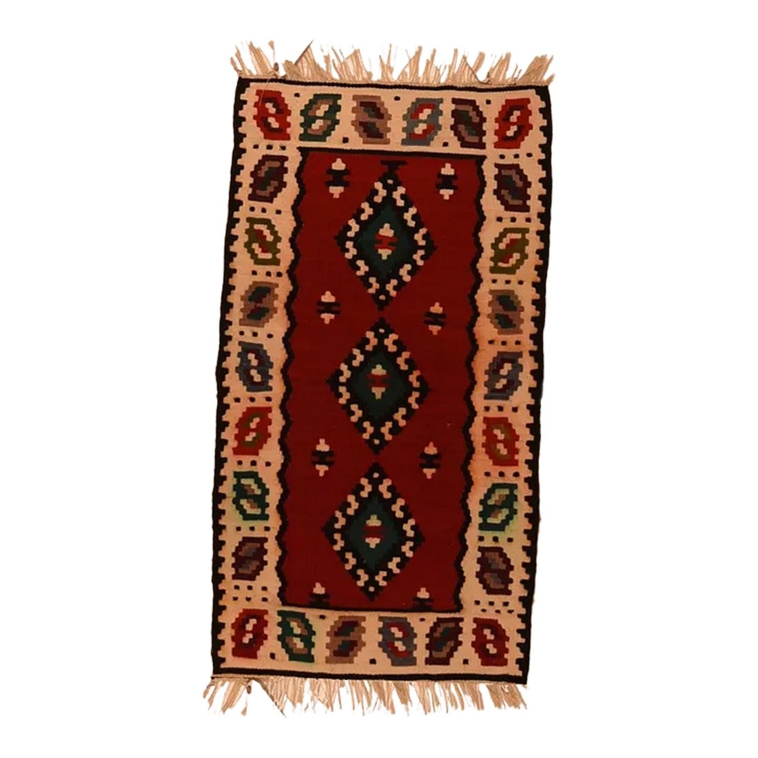 Vintage Turkish Kilim Rug 1'8'' X 3'2'' (1 of 2)