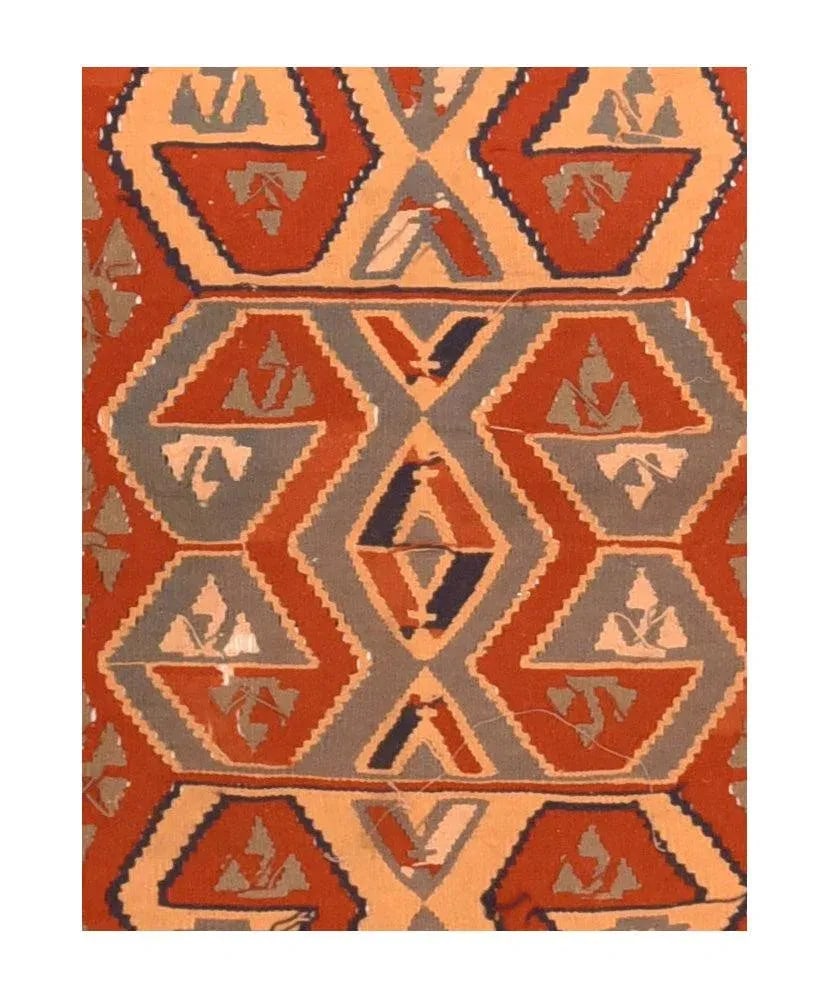 Vintage Turkish Kilim Rug 3'2'' X 5'3'' - 3