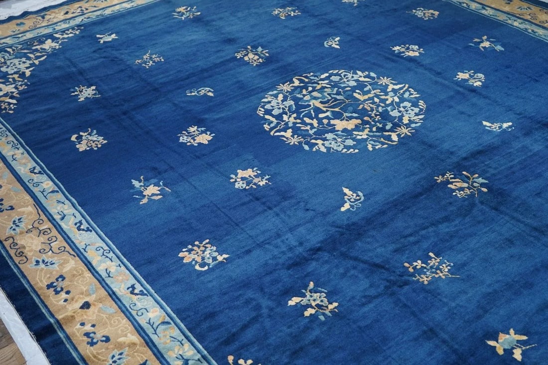Antique Chinese Rug 9'11'' x 13'3'' - 11