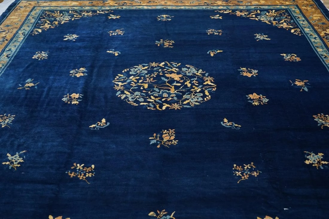 Antique Chinese Rug 9'11'' x 13'3'' - 2