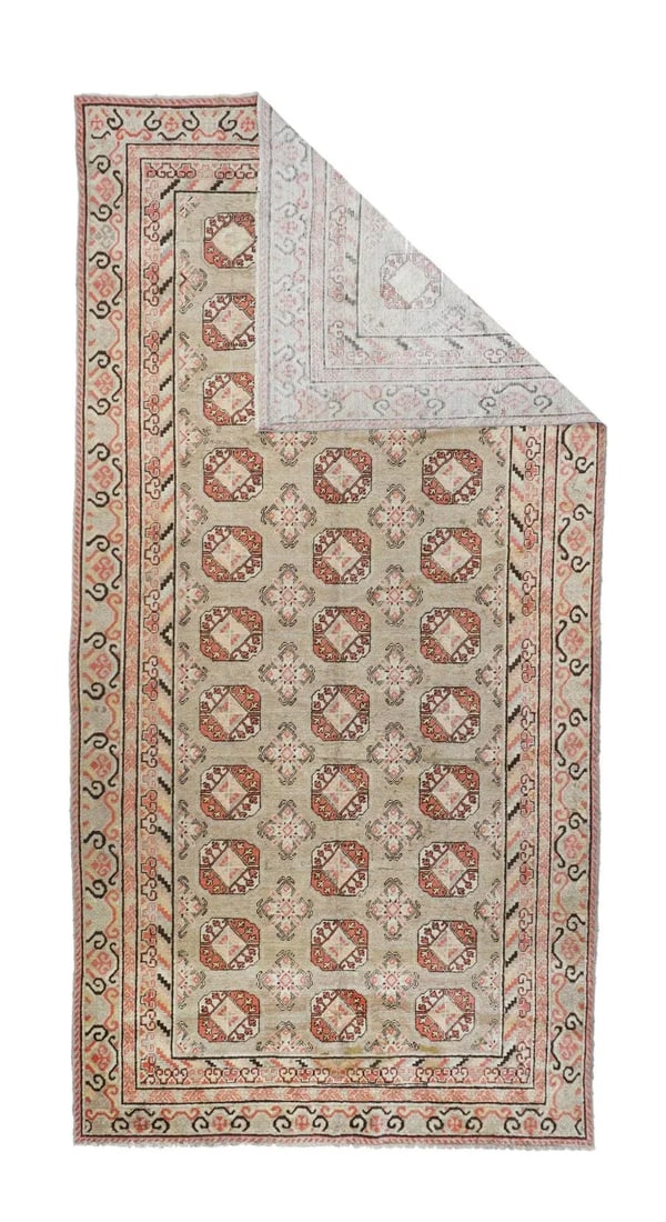 Antique Khotan Rug 6'1'' x 12'4'' - 5