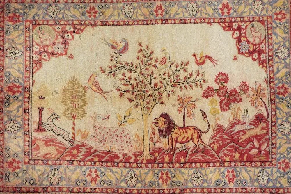 Antique Sivas Rug 5'0'' x 7'3'' - 3