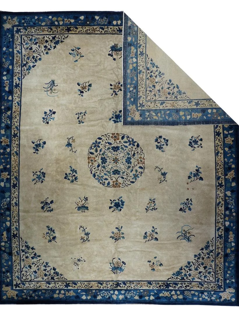 Antique Peking Rug 12'0'' X 14'7'' - 5