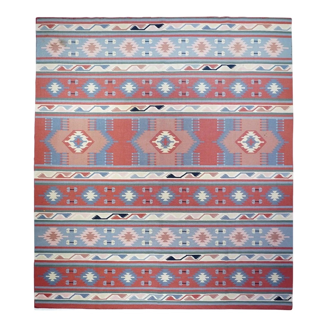 1970s Vintage Kilim Rug 9'1'' x 12'3'' (1 of 12)
