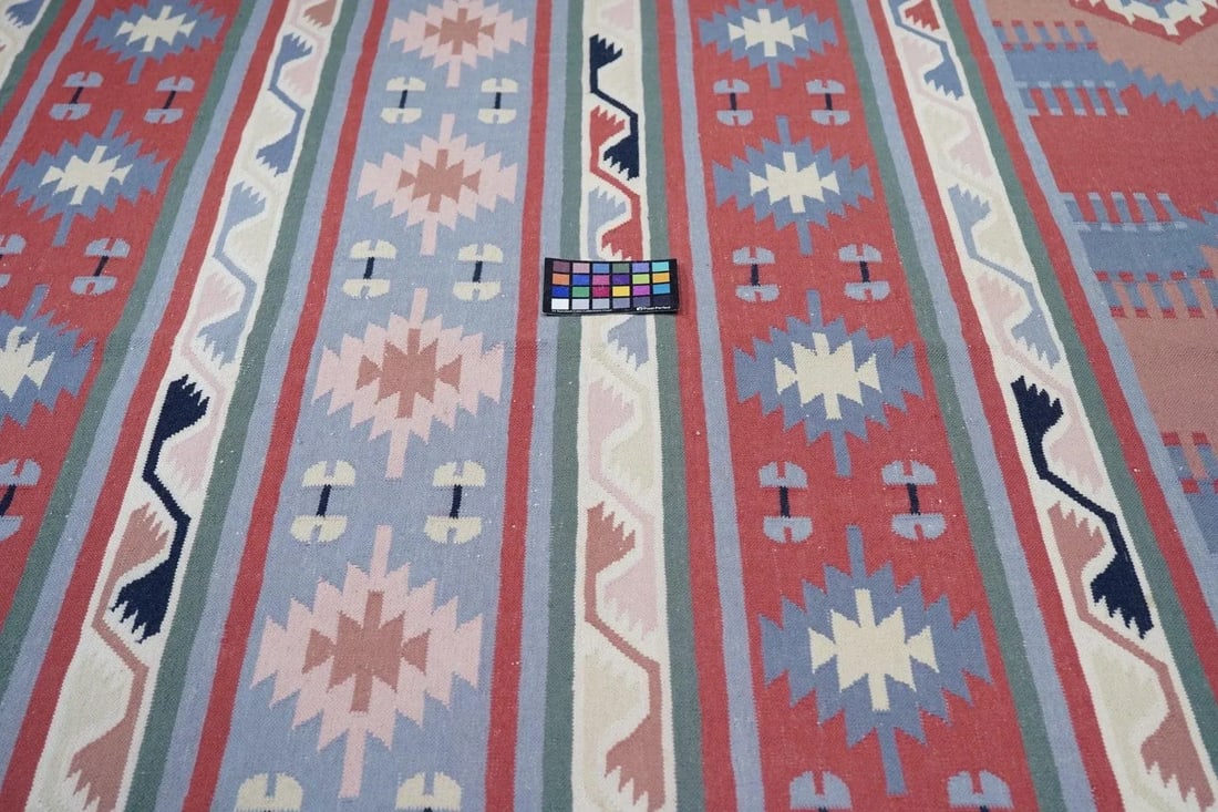 1970s Vintage Kilim Rug 9'1'' x 12'3'' - 2