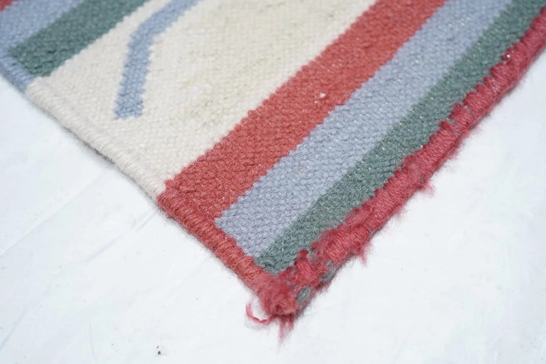 1970s Vintage Kilim Rug 9'1'' x 12'3'' - 7