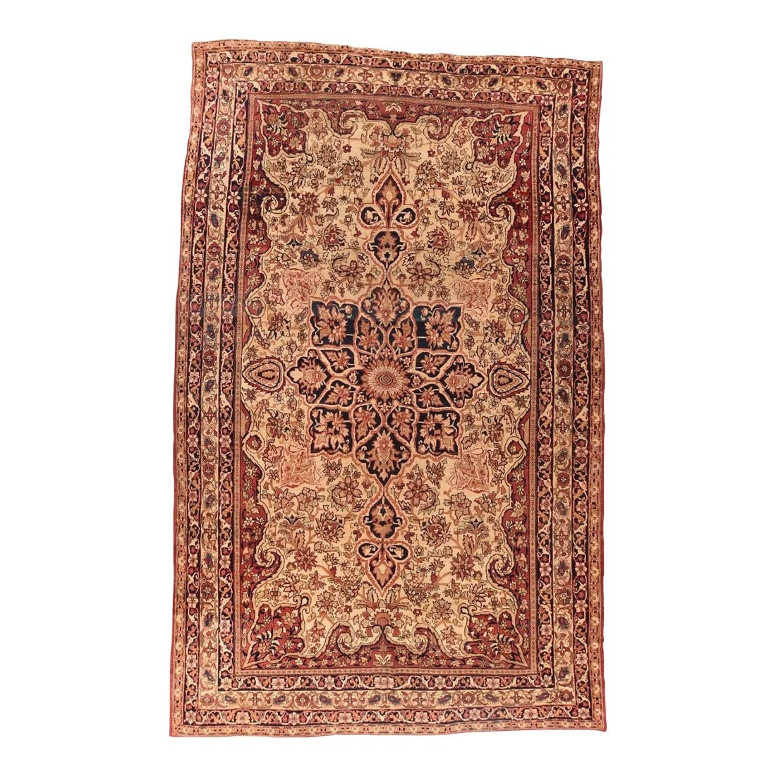 Late 18th Century Antique Lavar Kerman Rug 8'0'' x 12'8'' (1 of 3)