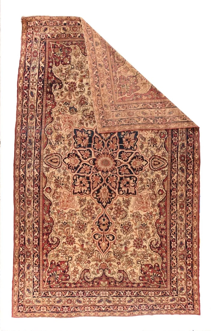 Late 18th Century Antique Lavar Kerman Rug 8'0'' x 12'8'' - 2