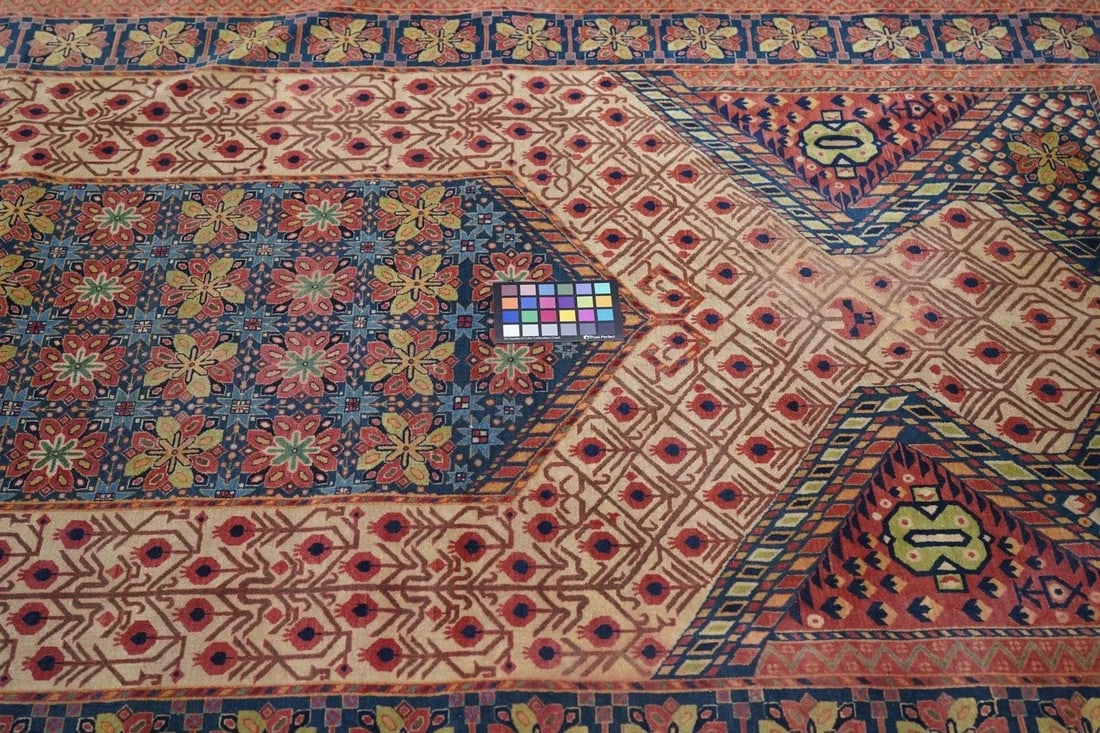 Antique Kashan Rug 4'7'' x 7'0'' - 7
