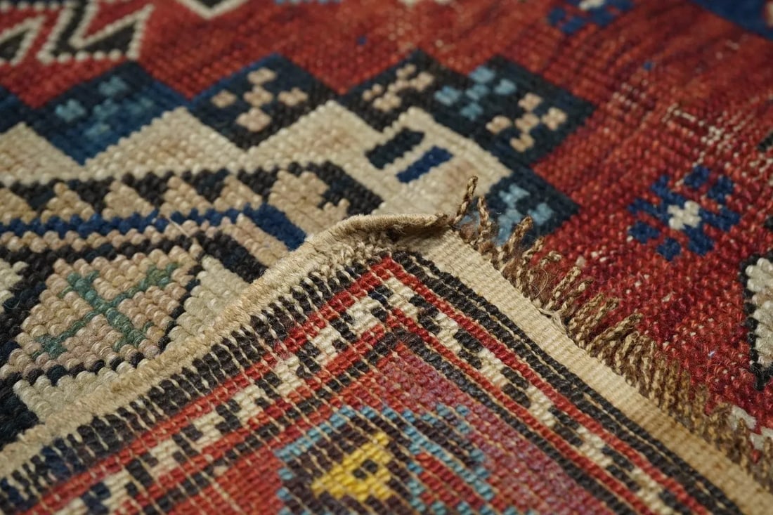 Late 18th Century Antique Caucasian Shirvan Rug 5'3'' x 9'7'' - 8