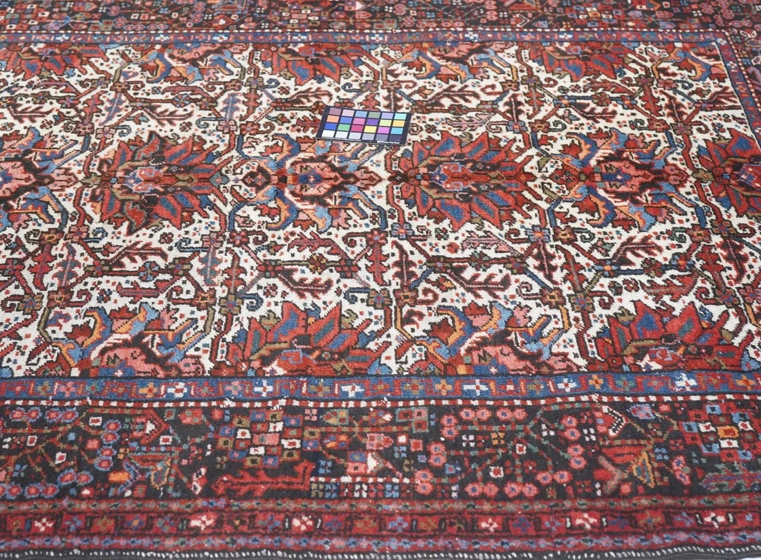 1960s Vintage Karajeh Rug 4'10'' x 6'2'' - 8
