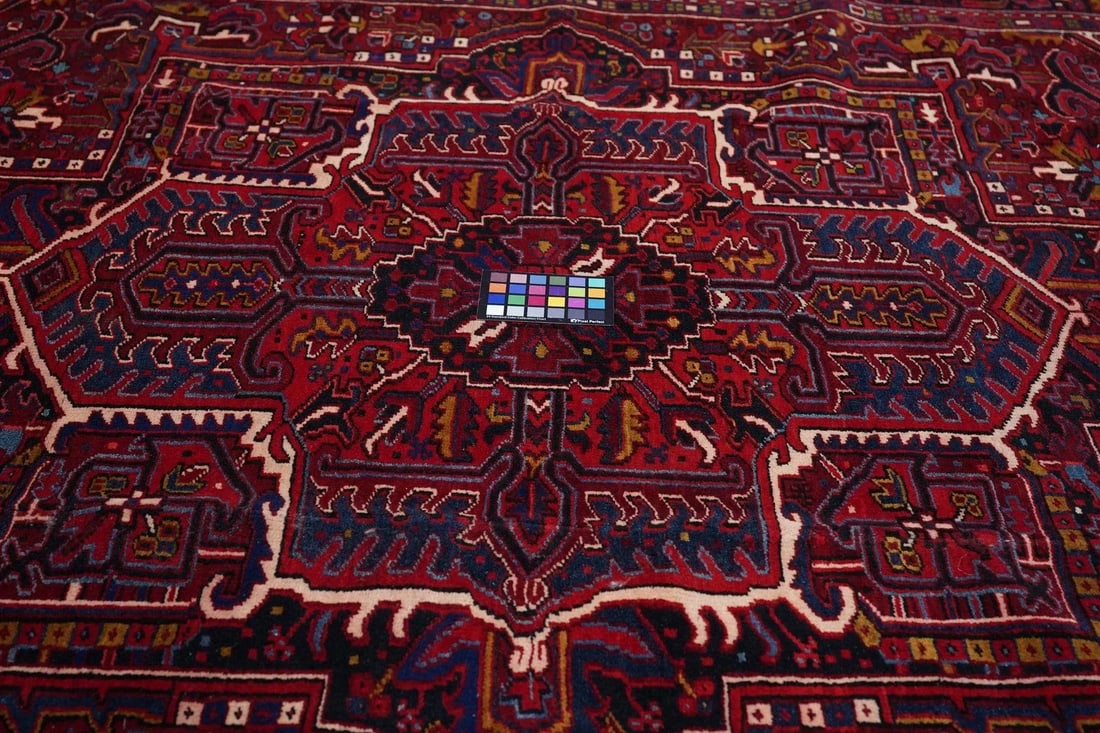 Vintage Heriz Rug 8'0'' X 11'8'' - 12