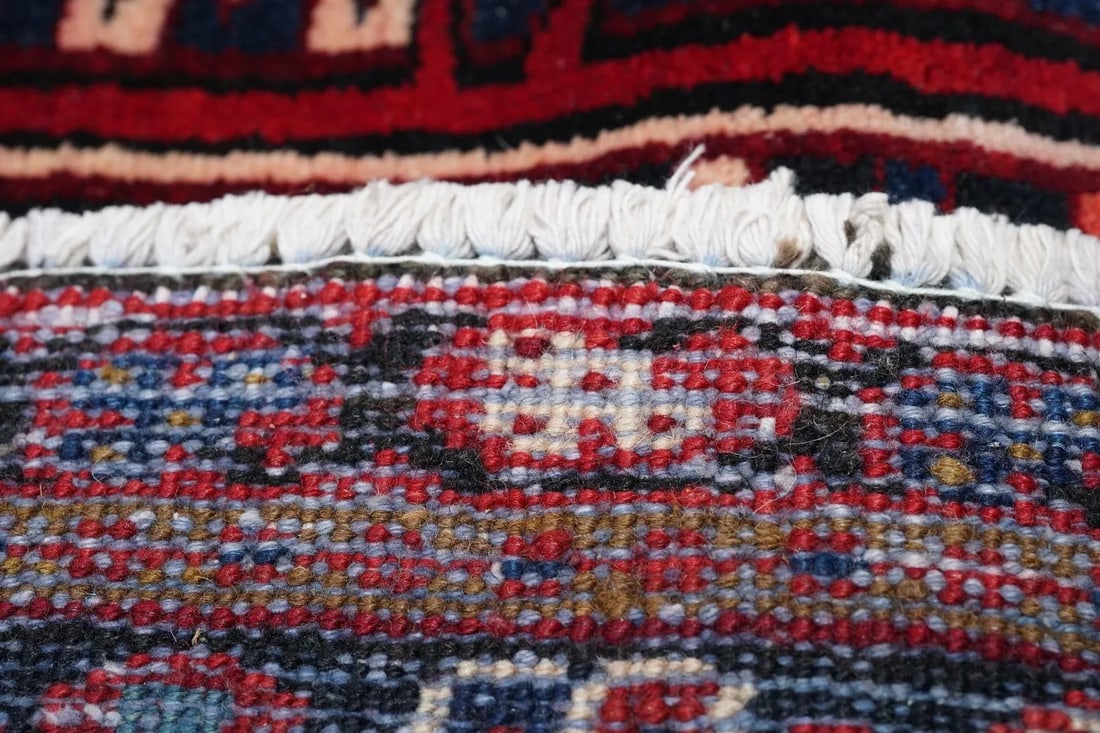 Vintage Heriz Rug 8'0'' X 11'8'' - 7