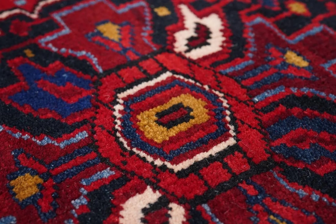 Vintage Heriz Rug 8'0'' X 11'8'' - 9