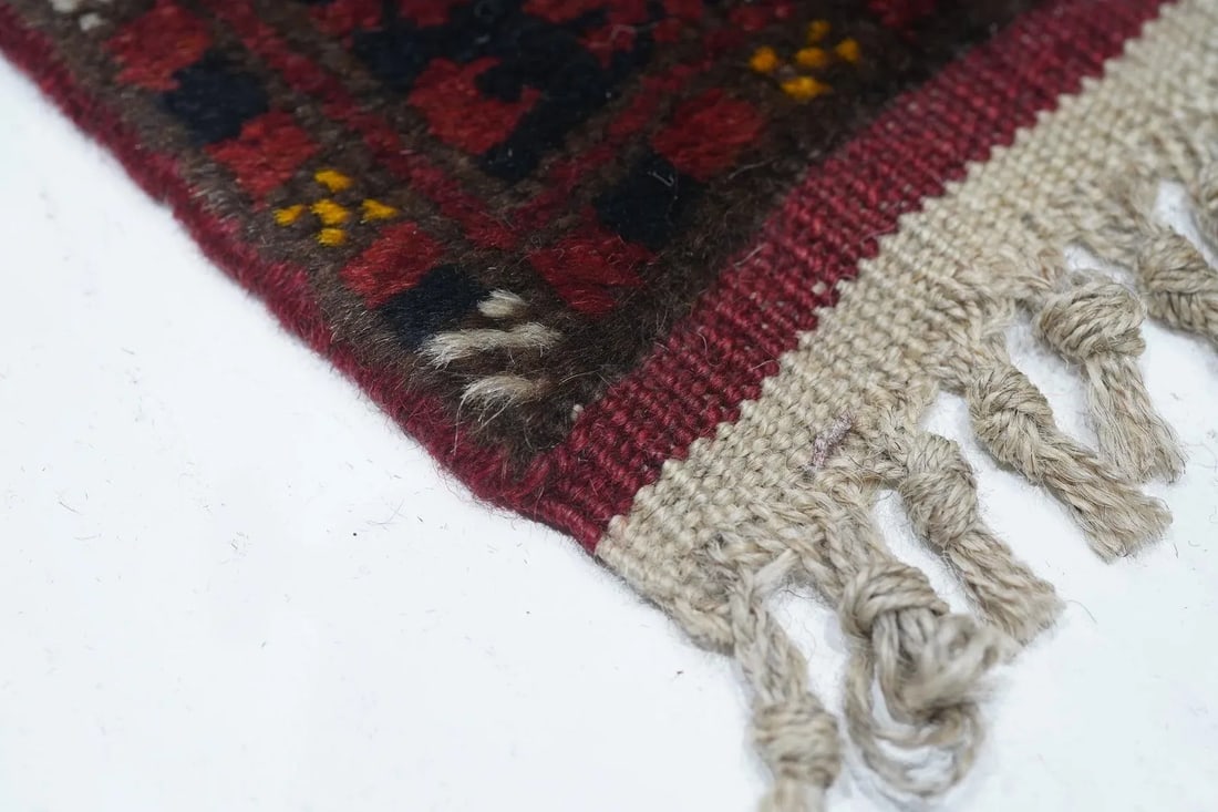 1970s Vintage Bokhara Rug 4'5'' x 7'0'' - 5