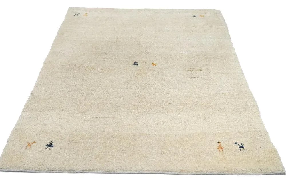 1970s Vintage Gabbeh Rug 4'1'' x 6'2'' - 7