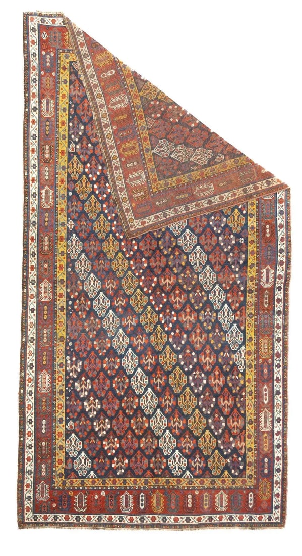 Late 18th Century Antique Persian Khamseh Rug 5'3'' x 9'6'' - 4
